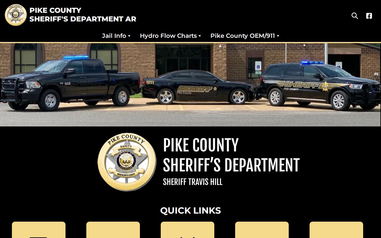 Pike County Sheriff official recent-arrest resource page