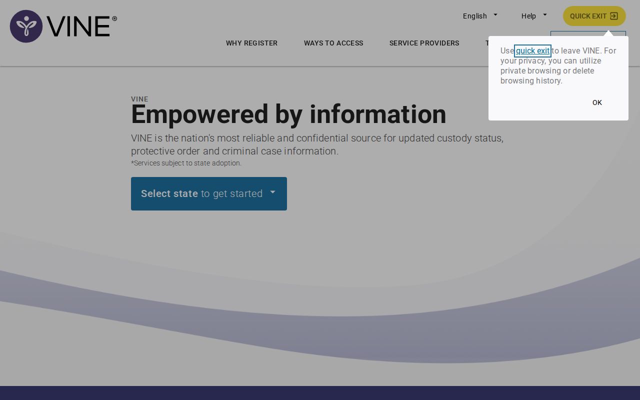VINELink Pike County arrest custody search portal